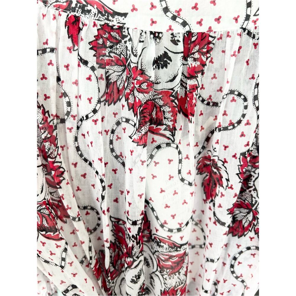 The Vampire’s Wife NWT the guardian wild meadow rose cotton dress summer size 6 - Picture 7 of 11